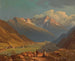 Bachstein nabij Bad Gastein - Josef Mayr — weergave van het kunstwerk