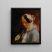 Portrait of a Lady - Josef Navrátil — framed artwork on a wall