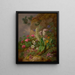 Flowers of the Alps - Josef Schuster — framed artwork on a wall