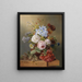 Flower Still Life - Josef Schuster — framed artwork on a wall