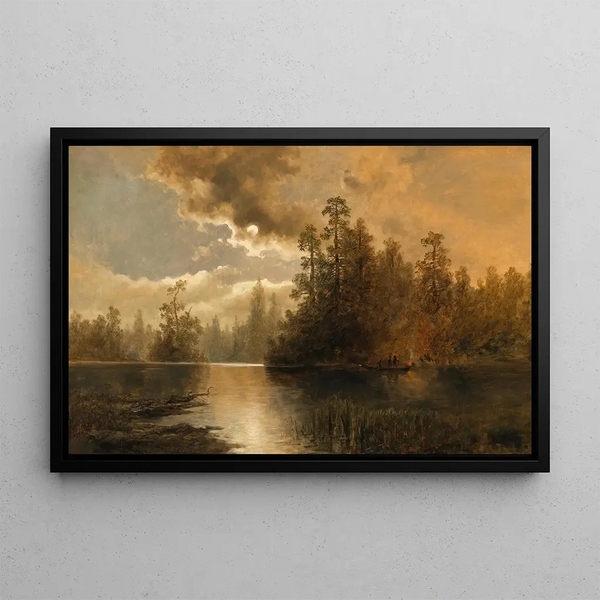 Josef Thoma - Fischernachen am See.webp