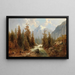 Scène de l'Engadine - Josef Thoma — ingelijst kunstwerk aan de muur