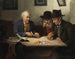 Het afrekenen - Josef Wagner-Höhenberg — weergave van het kunstwerk