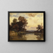 Landschapschilderij met bosrijke omgeving - Josef Willroider — ingelijst kunstwerk aan de muur