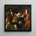 Joseph interpreting dreams - Bernardo Strozzi — framed artwork on a wall