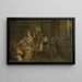 De Laatste Verdedigers van Missolonghi 22 april 1826, een episode uit de Griekse onafhankelijkheidsoorlog - Joseph Denis Odevaere — ingelijst kunstwerk aan de muur
