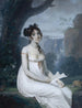van het vermoedelijke portret van de sopraan Carolina Bianchi - Joseph Marie Bouton — weergave van het kunstwerk