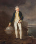 De kapitein Cook aan de kust van Nieuw-Zuid-Wales - Joseph Backler — weergave van het kunstwerk