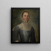Portret van Mary Croswell - Joseph Badger — ingelijst kunstwerk aan de muur