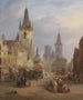 Markt dag - Joseph Barter — weergave van het kunstwerk