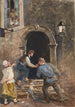 Moord - Joseph Berres Edler von Perez — weergave van het kunstwerk