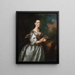 Mme Samuel Cutts - Joseph Blackburn — ingelijst kunstwerk aan de muur