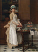 La Fille aux cerises - Joseph Caraud — weergave van het kunstwerk
