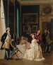 La Cour royale - Joseph Caraud — weergave van het kunstwerk