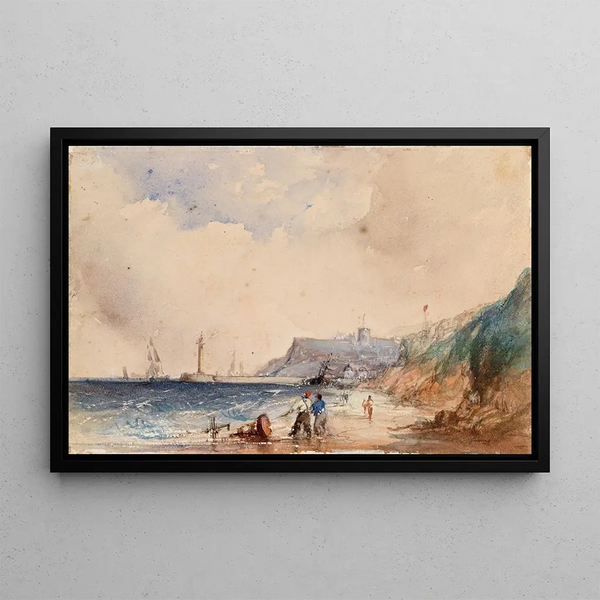 Joseph Clayton Bentley - Low Tide at BerwickonTweed Northumberland.webp