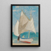 Un bateau de pêche - Joseph Edward Southall — ingelijst kunstwerk aan de muur