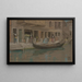 Een kanaal in Venetië - Joseph Edward Southall — ingelijst kunstwerk aan de muur