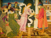 La Beauté recevant la rose blanche de son père - Joseph Edward Southall — weergave van het kunstwerk