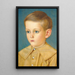 Portret van de neef van de kunstenaar Edward Stafford Allen - Joseph Edward Southall — ingelijst kunstwerk aan de muur