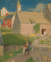 The Mill Cottage Harlech Noord-Wales - Joseph Edward Southall — weergave van het kunstwerk