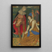 La jeune fille brune - Joseph Edward Southall — ingelijst kunstwerk aan de muur