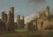 Kasteel van Caernarfon - Joseph Farington — weergave van het kunstwerk