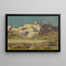 Alpenlandschap met meer - Joseph Geisser — ingelijst kunstwerk aan de muur