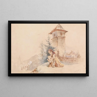 Joseph Heicke - Betende Mutter mit Kind.webp