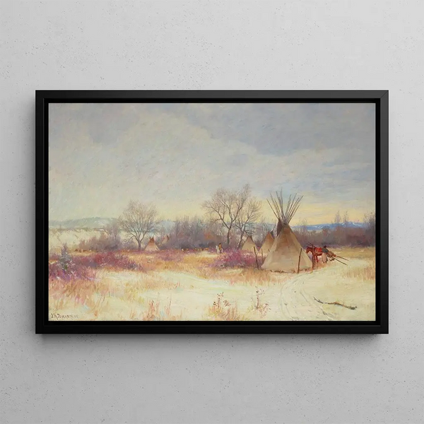 Joseph Henry Sharp - Indian Encampment.webp