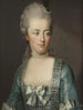 portret van Marie-Antoinette 1755-1793 - Joseph Hickel — weergave van het kunstwerk