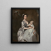 Mme Sharpe en haar kind - Joseph Highmore — ingelijst kunstwerk aan de muur