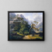Berglandschap - Joseph Holzer — ingelijst kunstwerk aan de muur