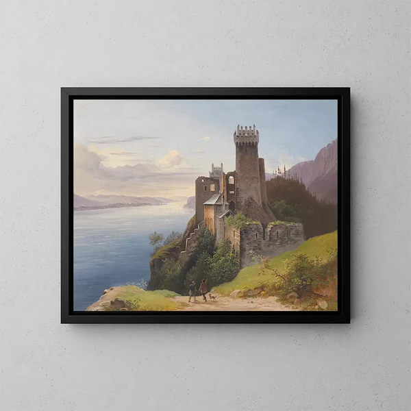 Ruine Weitenegg - Joseph Holzer — framed artwork on a wall