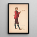 Garçon de golf 8 - Joseph Hoover — ingelijst kunstwerk aan de muur