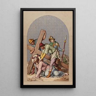 Joseph Hussenot - IX Jsus tombe pour la troisime fois.webp