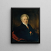 Portrait of a gentleman - Joseph Krafft — framed artwork on a wall