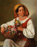 La fille aux fleurs - Joseph Lavos — weergave van het kunstwerk
