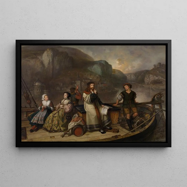 Joseph Lies - Albrecht Drer Sailing down the Rhin.webp