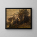 Landschap - Joseph Lies — ingelijst kunstwerk aan de muur
