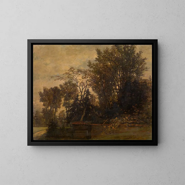 Landscape Painting - Joseph Lies — framed artwork on a wall