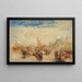 van Giovanni Bellini's drie schilderijen in de kerk van de Verlosser in Venetië - Joseph Mallord William Turner — ingelijst kunstwerk aan de muur