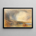 Flüelen vanaf het Lucerne meer - Joseph Mallord William Turner — ingelijst kunstwerk aan de muur