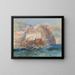 Gênes uitzicht op de zee met de kerk van Santa Maria Assunta in Carignano - Joseph Mallord William Turner — ingelijst kunstwerk aan de muur