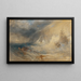 Vuurtoren van de Longships Land's End - Joseph Mallord William Turner — ingelijst kunstwerk aan de muur