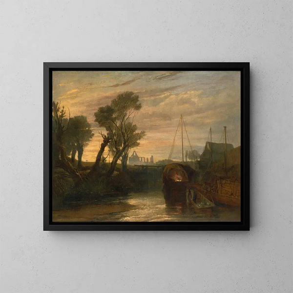 Abdij van Newark - Joseph Mallord William Turner — ingelijst kunstwerk aan de muur