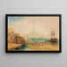 Stad en kasteel van Scarborough in de ochtend, jongens die krabben vangen - Joseph Mallord William Turner — ingelijst kunstwerk aan de muur