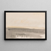 Het schetsboek van de Manche 3 - Joseph Mallord William Turner — ingelijst kunstwerk aan de muur