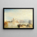 La Dogana en Santa Maria della Salute - Joseph Mallord William Turner — ingelijst kunstwerk aan de muur