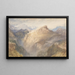Le fort de l'Esseillon Val de la Maurienne Frankrijk - Joseph Mallord William Turner — ingelijst kunstwerk aan de muur