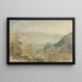 Vue van Farnley Hall in Yorkshire - Joseph Mallord William Turner — ingelijst kunstwerk aan de muur